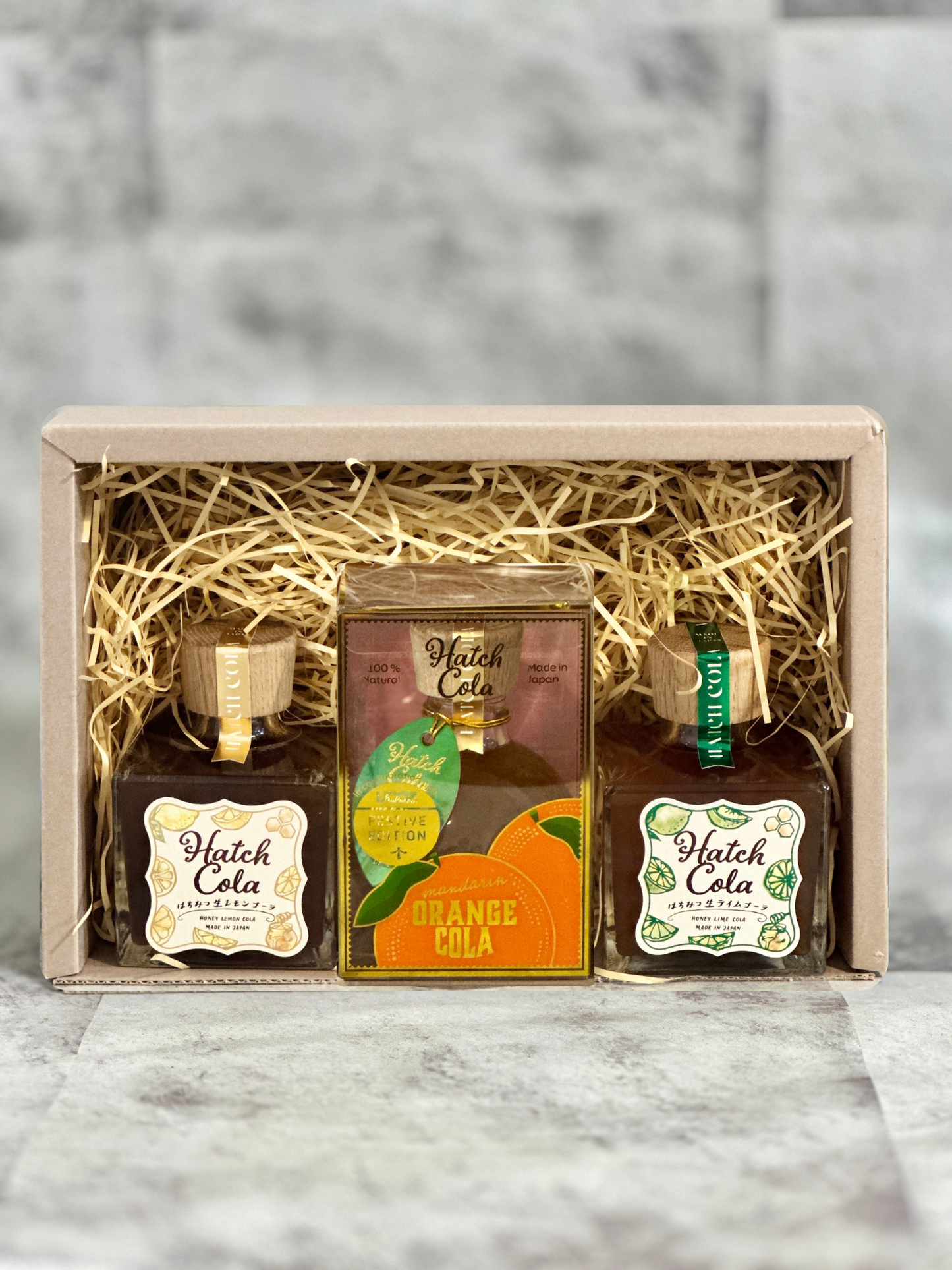 【ギフトBOX】Hatch Cola | レモン・ライム・マンダリンオレンジ飲み比べセット(送料無料)