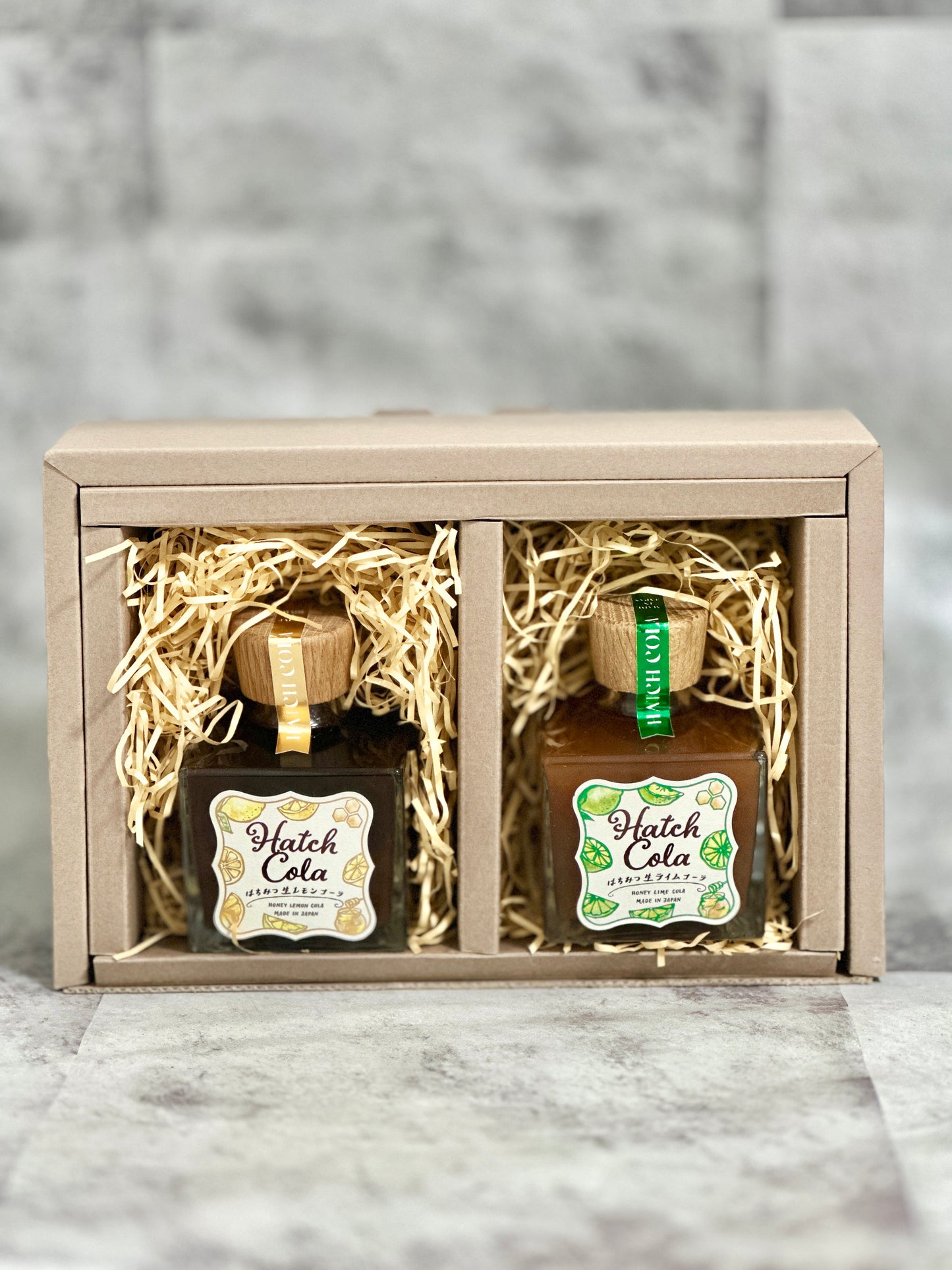 【ギフトBOX】Hatch Cola | レモンコーラ・ライムコーラ飲み比べセット(送料無料)